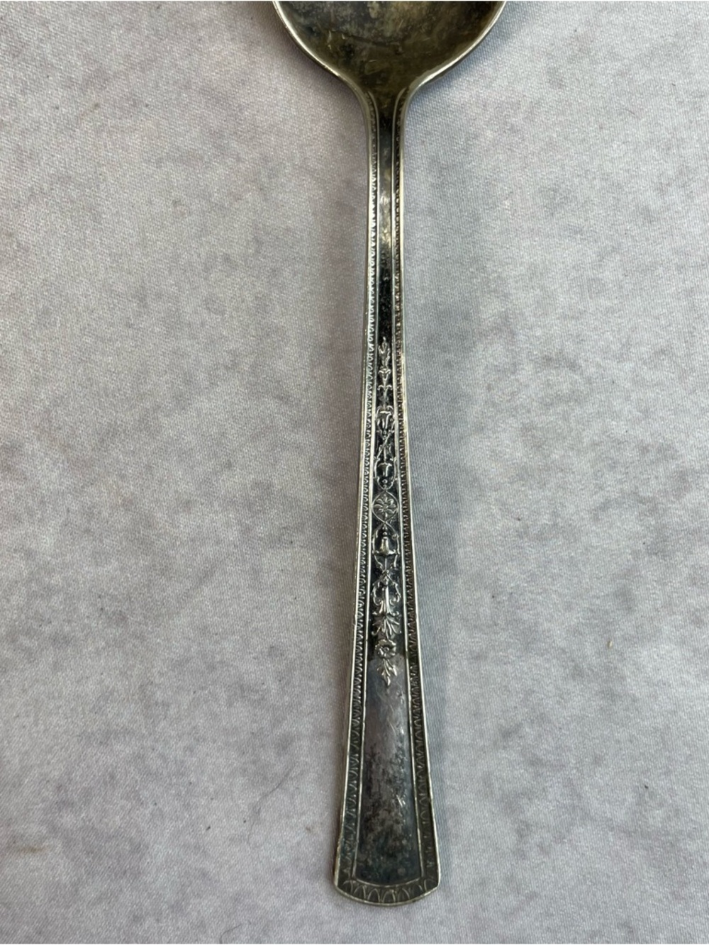 Vintage R.C. Co Silverplate Teaspoon Floral Handle Pat Apd For 6in‎ - Picture 3 of 6